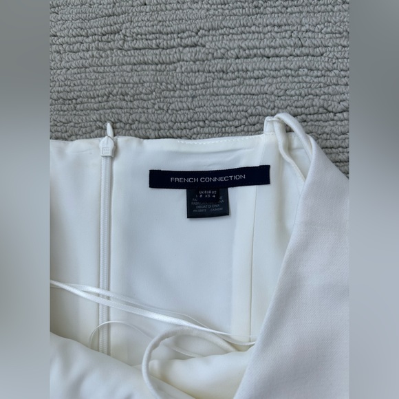 French Connection Whisper Pom Pom Mini Dress - Picture 3 of 3